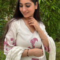 Sahiba Off White A-Line Suit