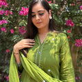 Ekta Cotton Embroidered Suit