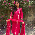 Ankita Bandhej Cotton Suit