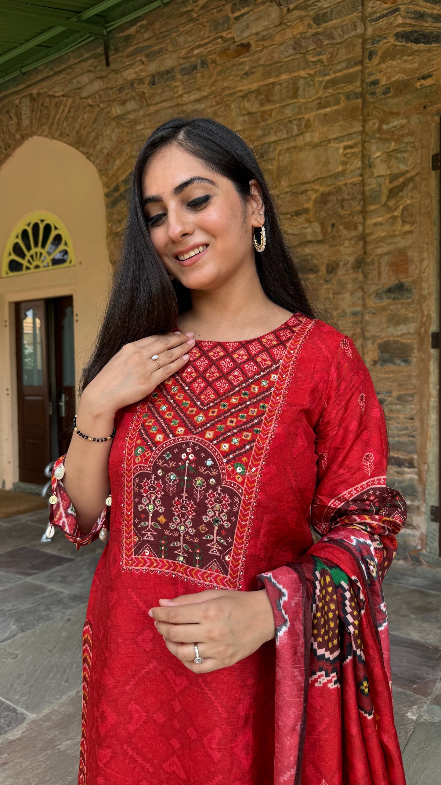 Saanjh Muslin Suit Set