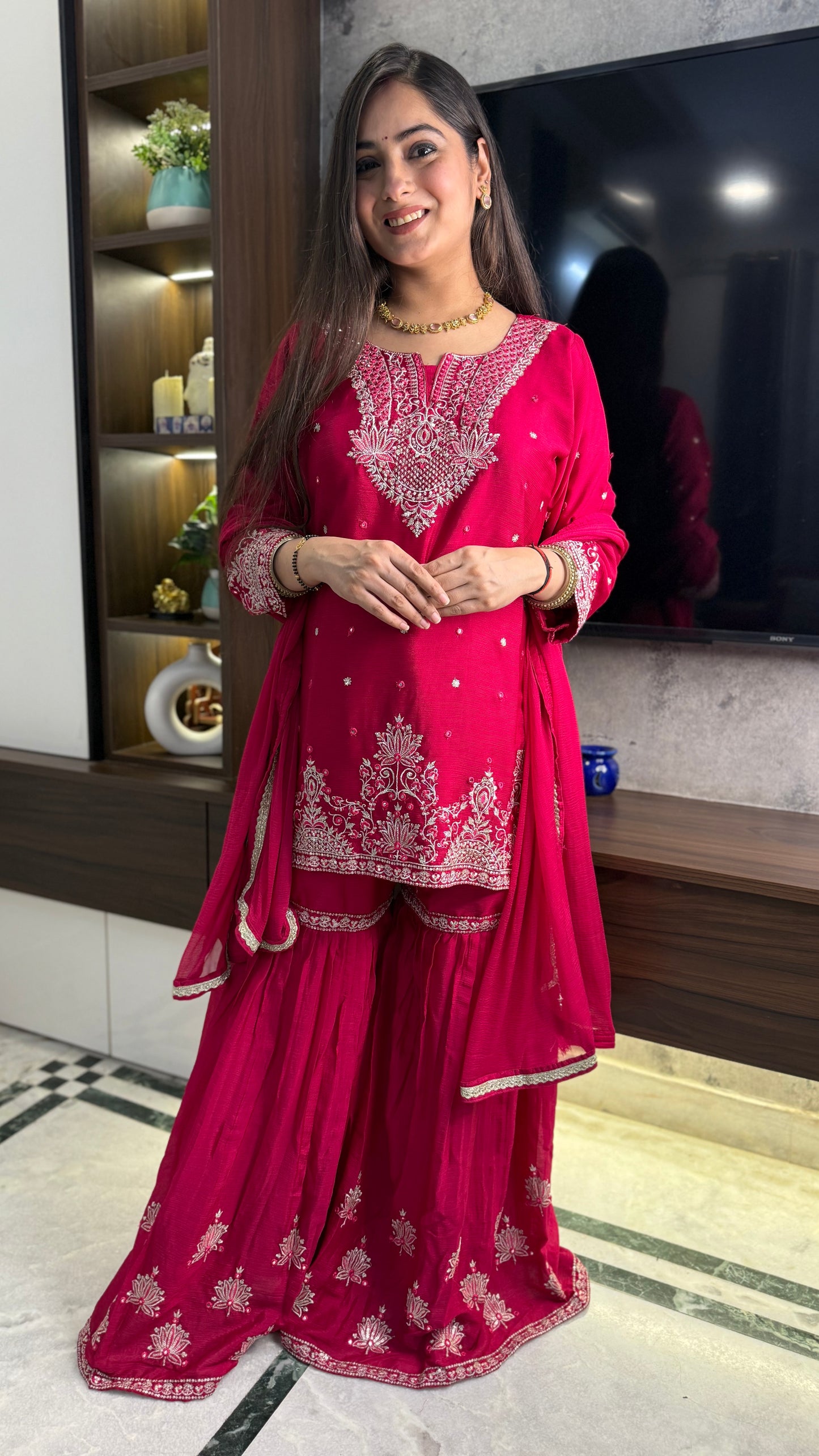 Ruby Garara Chinnon Suit