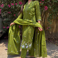 Ekta Cotton Embroidered Suit