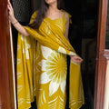Chhavi Mustard Strap Suit
