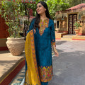 Azure Mehfil Suit Set