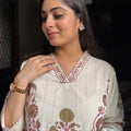 Sakshi Cream A-Line Suit