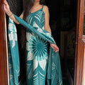 Chhavi Teal Green Strap Suit