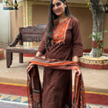 Ira Brown Suit Set