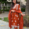 Riya Rust Thread Embroidery Set