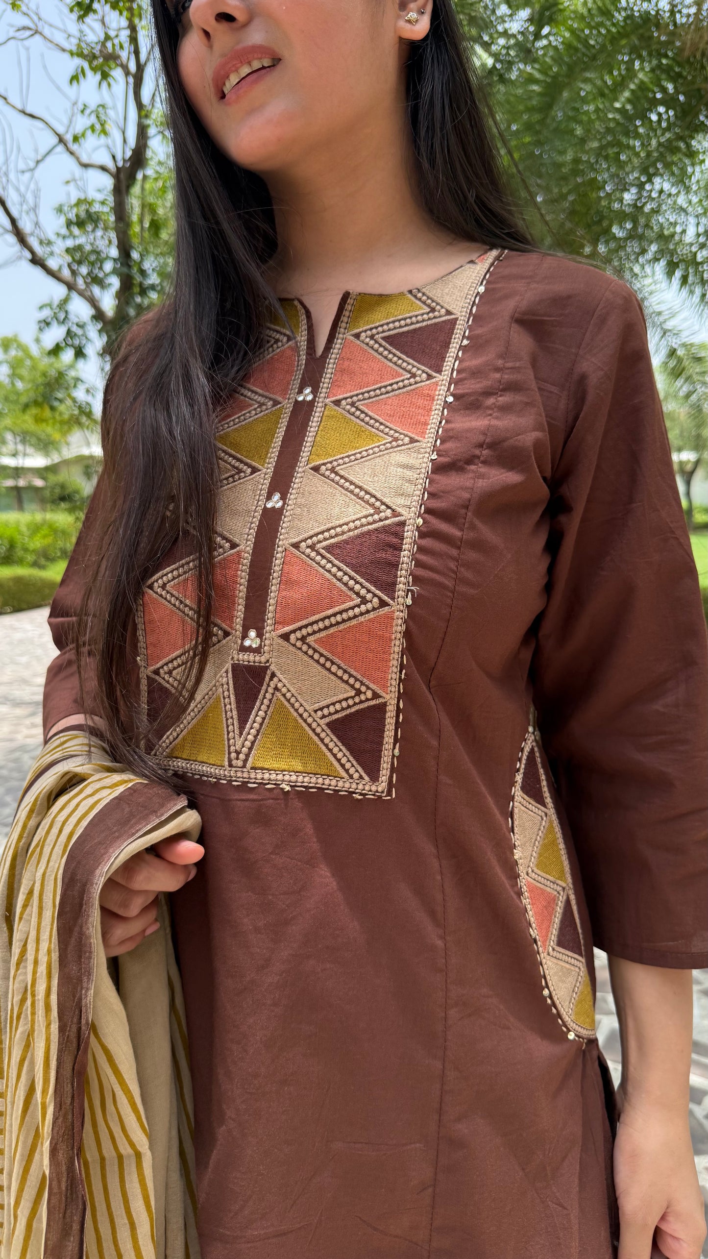 Mehak A-Line Cotton Suit