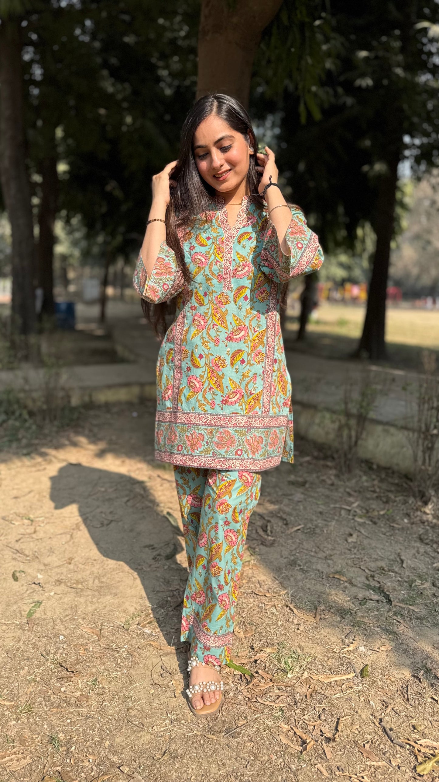 Saanvi Pista Coord Set