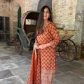 Meher Rust Farshi Suit