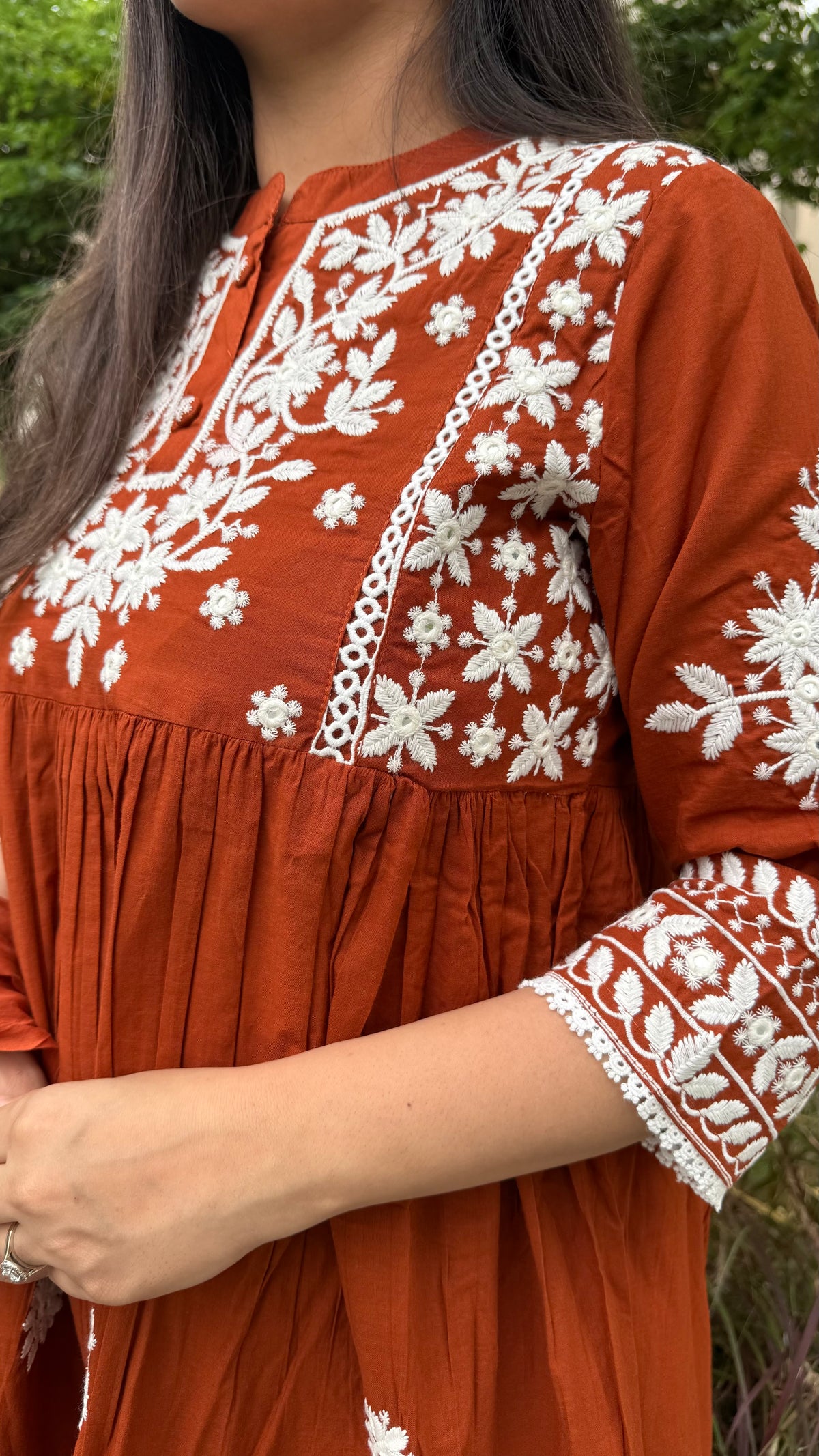 Riya Rust Thread Embroidery Set