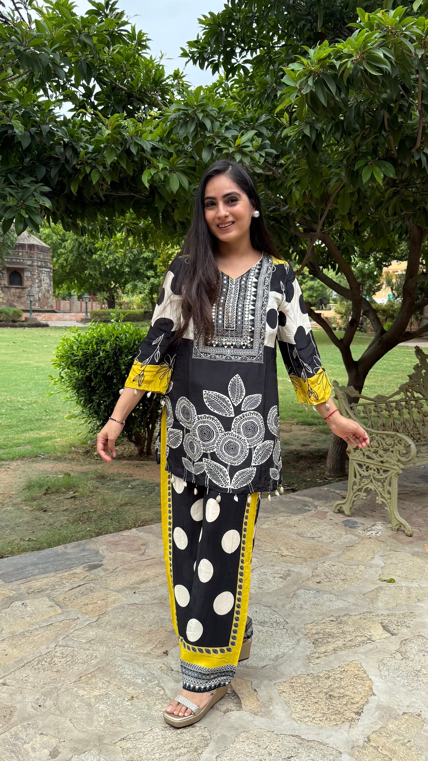 Black Crepe Co-ord Set