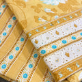 Kiara Yellow Cotton Unstitched Suit
