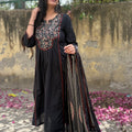 Kashish Black A-Line Suit