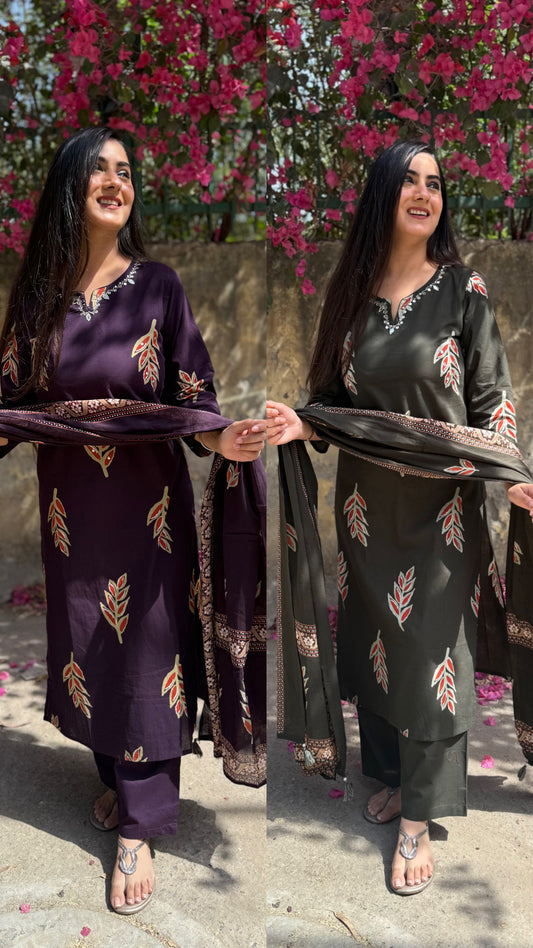 Yashika printed Cotton Suit