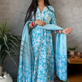 Simran Blue Lace Anarkali Suit