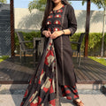 Diksha Black Palazzo Suit