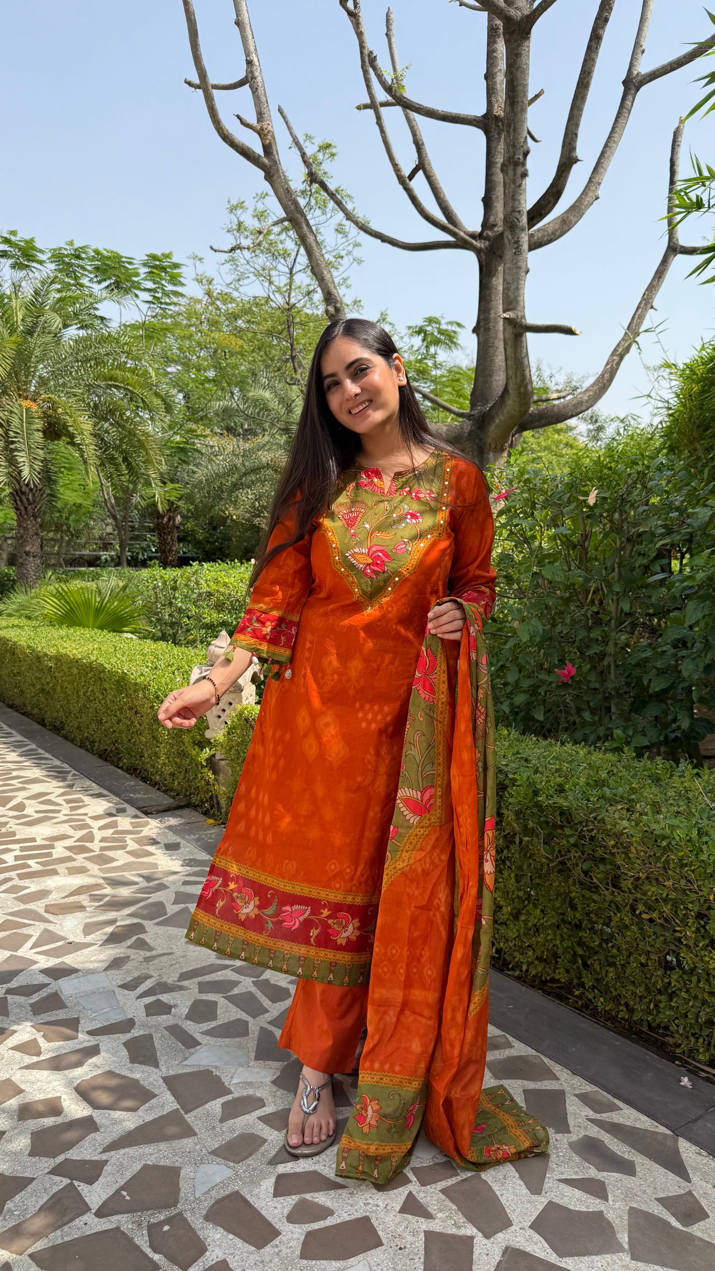 Brick Orange Shells Suit