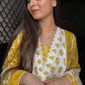 Diksha Mustard Palazzo Suit Set