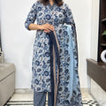 Prachi Blue Floral Suit