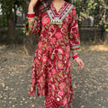 Tara Maroon Coord Set