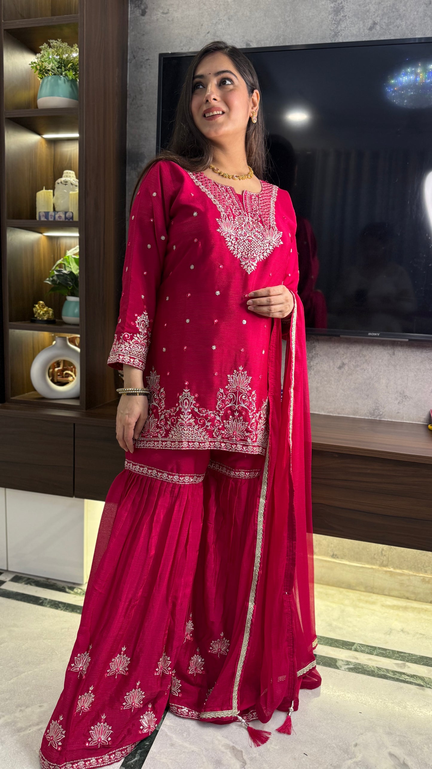 Ruby Garara Chinnon Suit