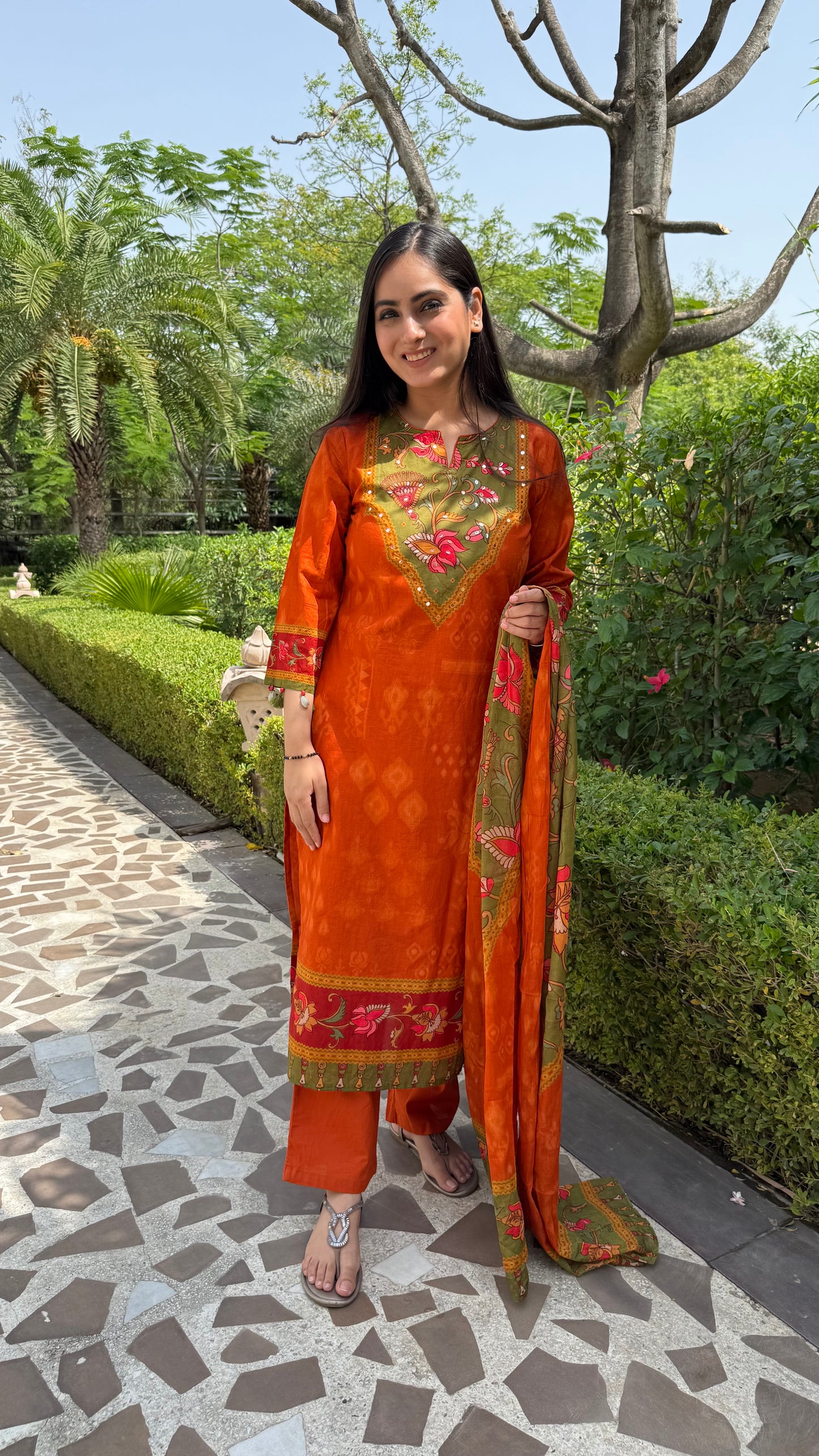 Brick Orange Shells Suit