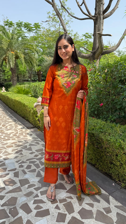 Brick Orange Shells Suit