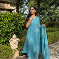 Pastel Pink & Blue A-Line Suit