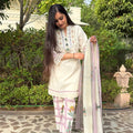 Lavender Bloom Cotton Suit Set