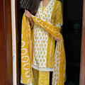 Diksha Mustard Palazzo Suit Set