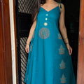 Ananya Teal A-Line Coord Set