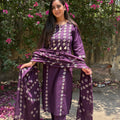 Ankita Bandhej Cotton Suit