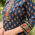 Maahi Navy Sharara Set