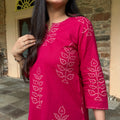 Meera Pink Bandhej Farshi Set
