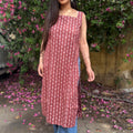 Ahana Maroon Kurta