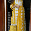 Diksha Mustard Palazzo Suit Set
