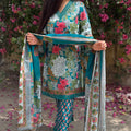 Aisha Teal Lace Suit