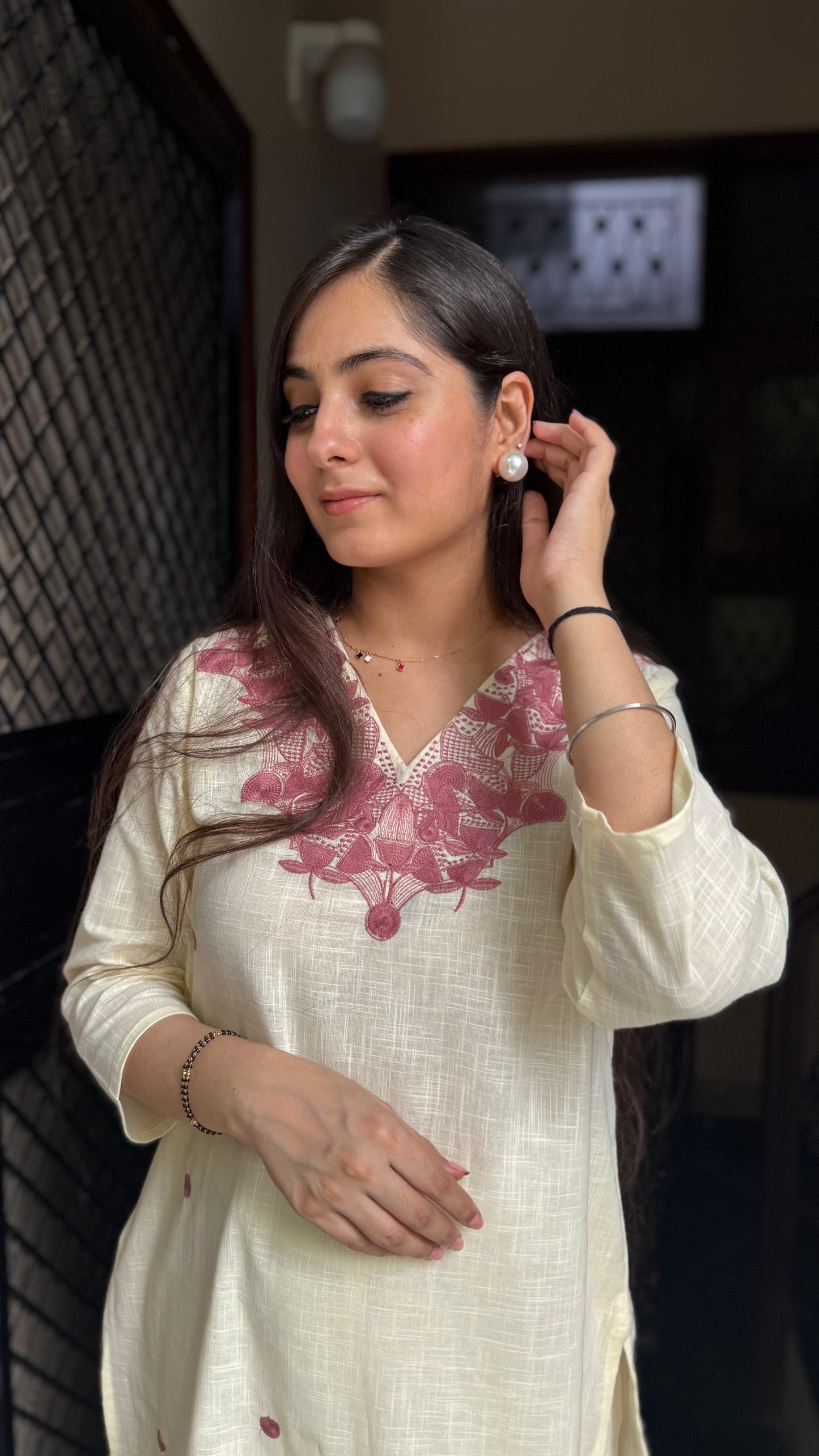 Aradhya Off White Coord Set