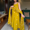 Himani Mustard A-Line Suit