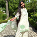 Surbhi cream Lace Suit