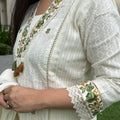 Anaya Ivory Embroidered Suit