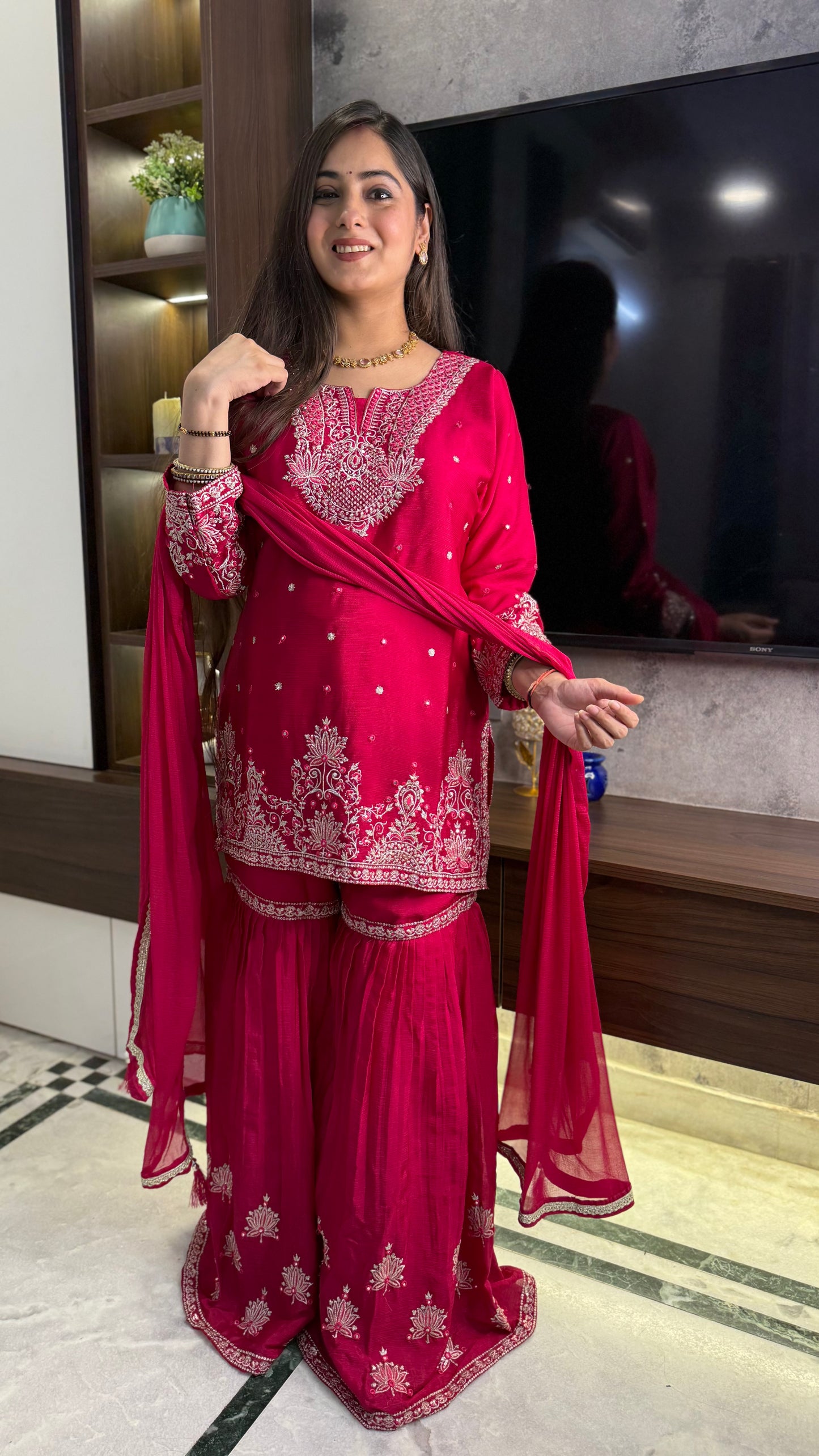 Ruby Garara Chinnon Suit