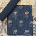 Anika Marigold Motif Unstitched Suit