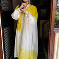 Richa Yellow Cream Muslin Suit