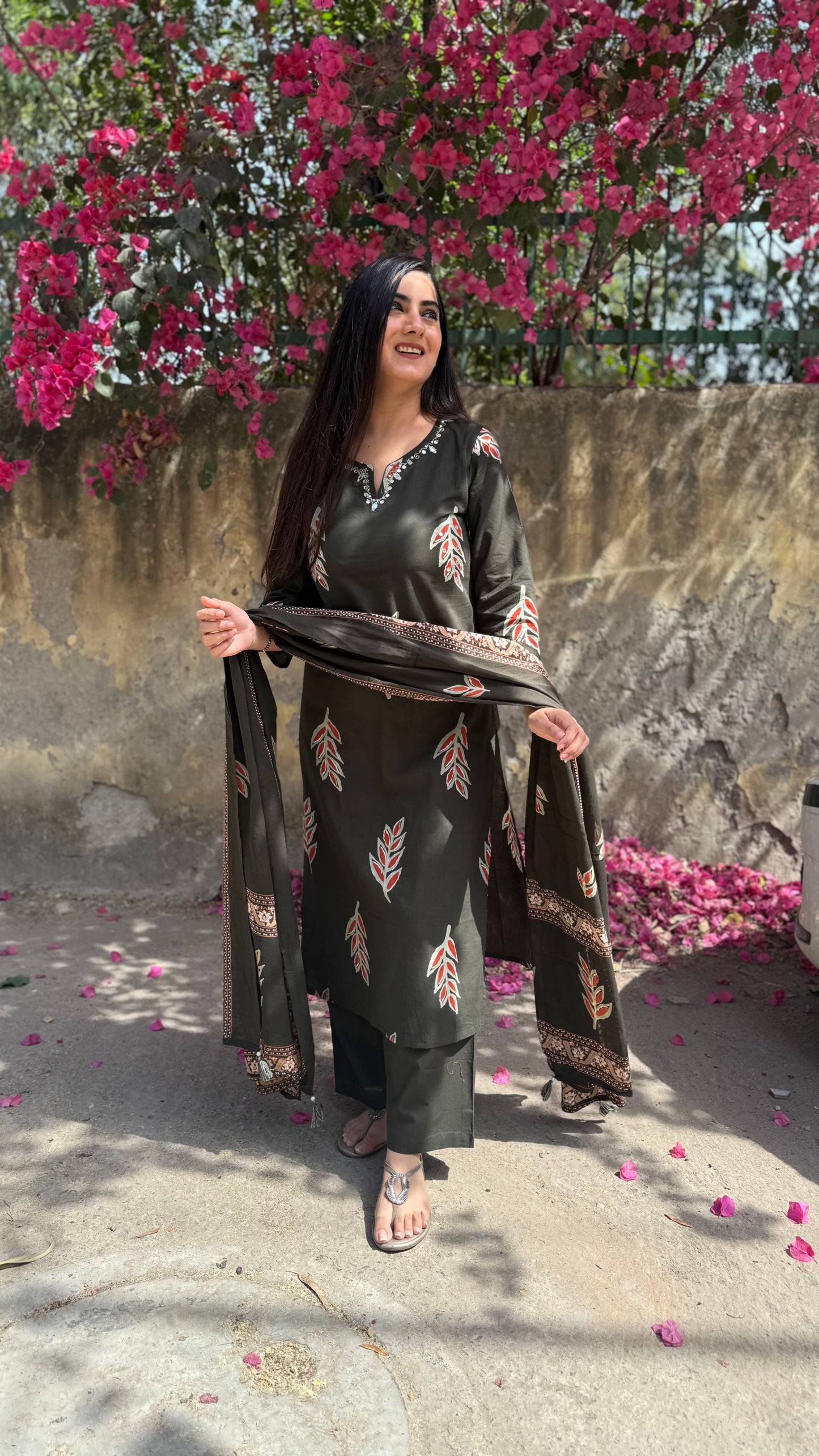 Yashika printed Cotton Suit