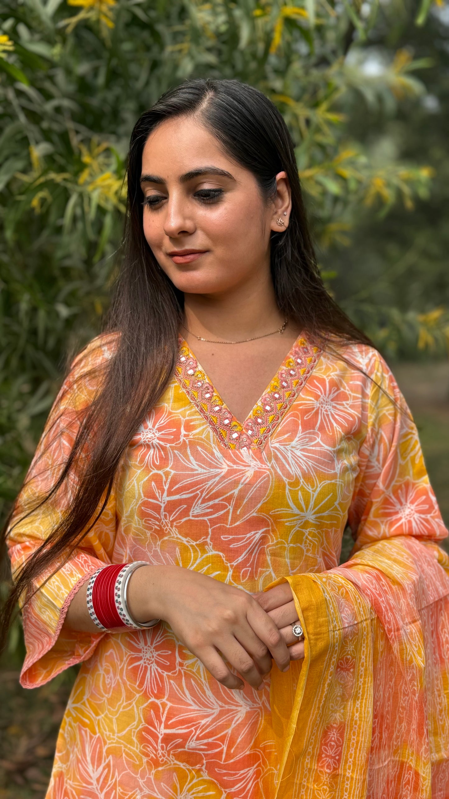 Ruchika Orange Suit