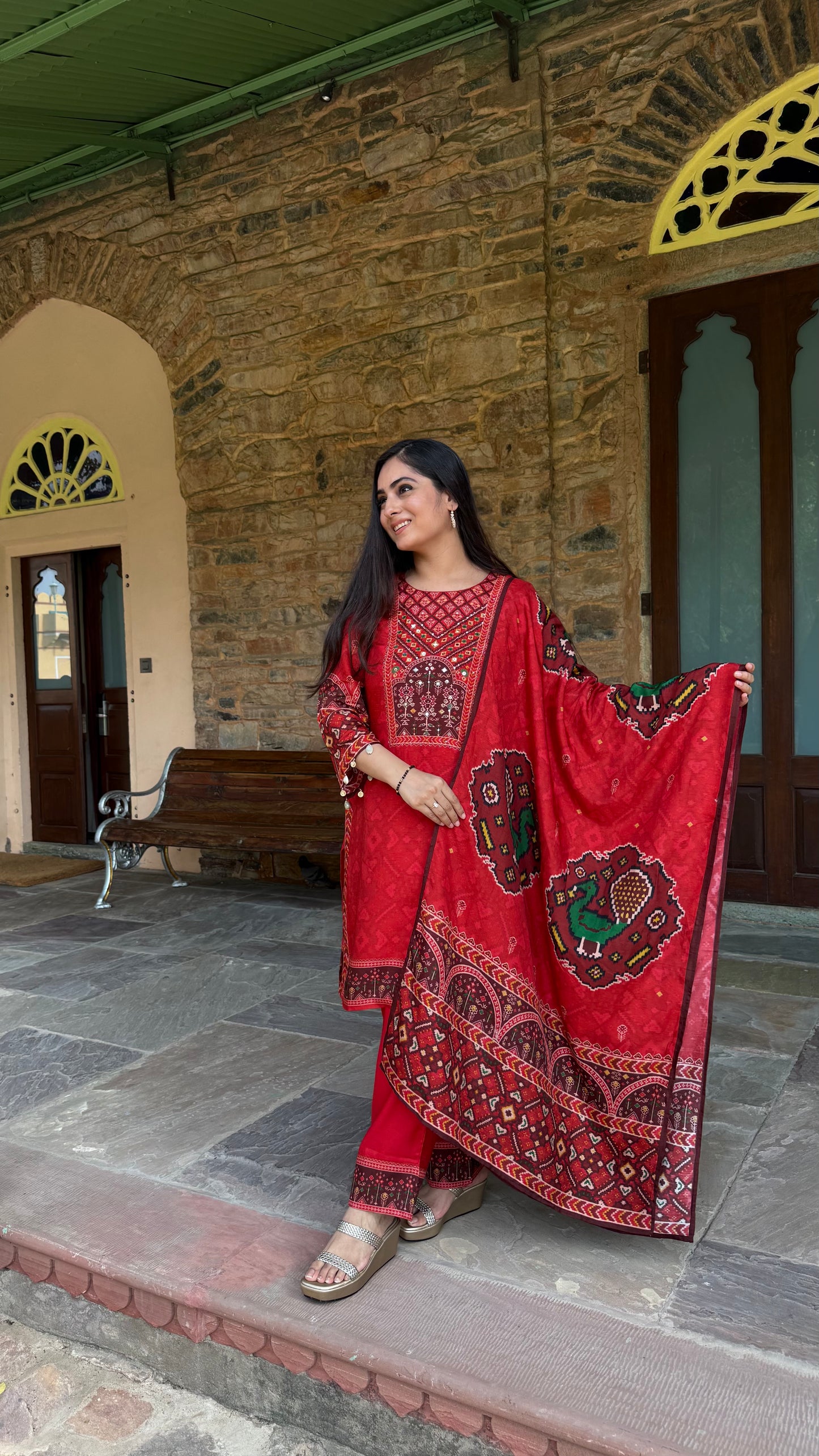 Saanjh Muslin Suit Set