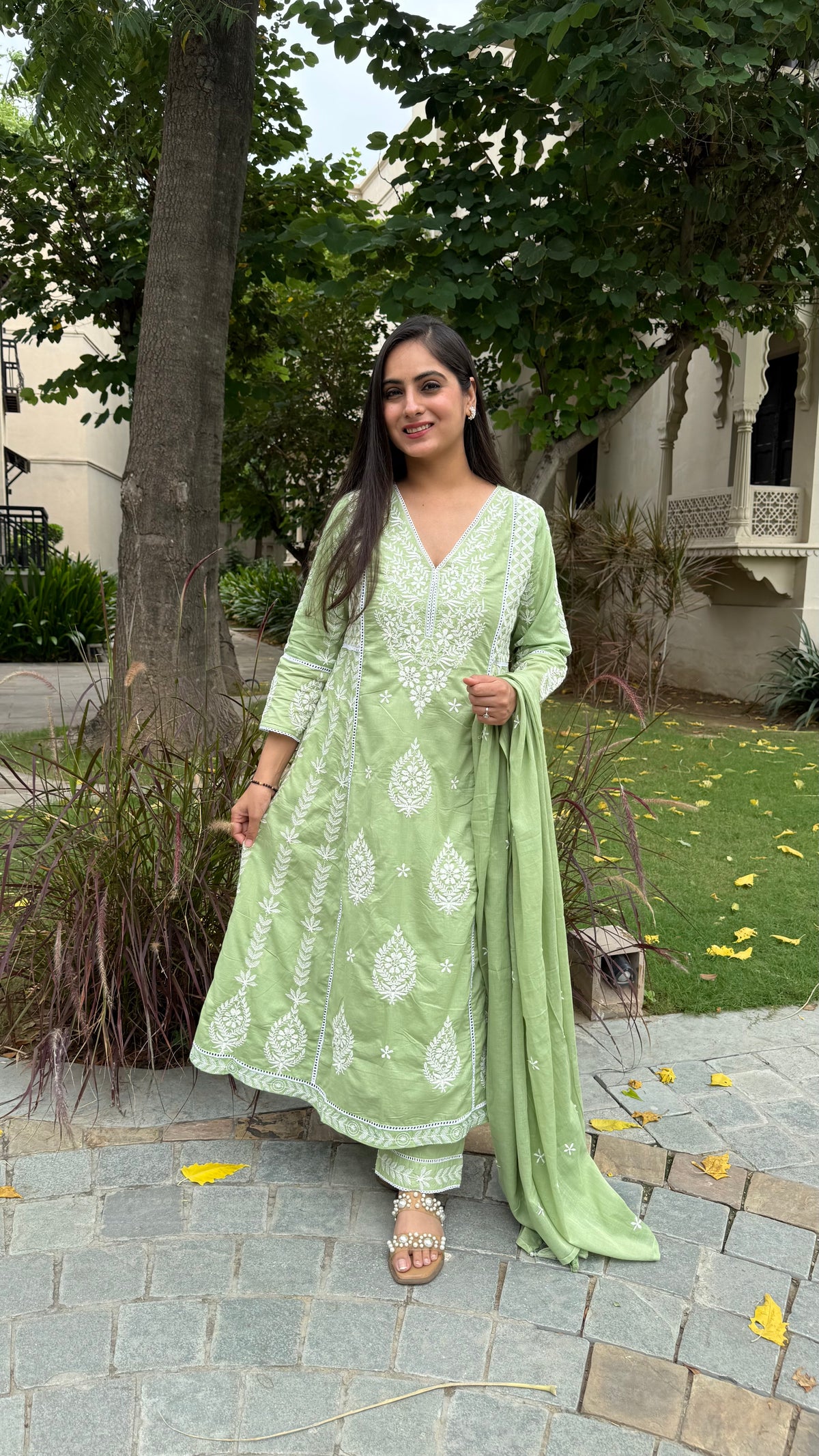Aria Pastel Green Suit Set
